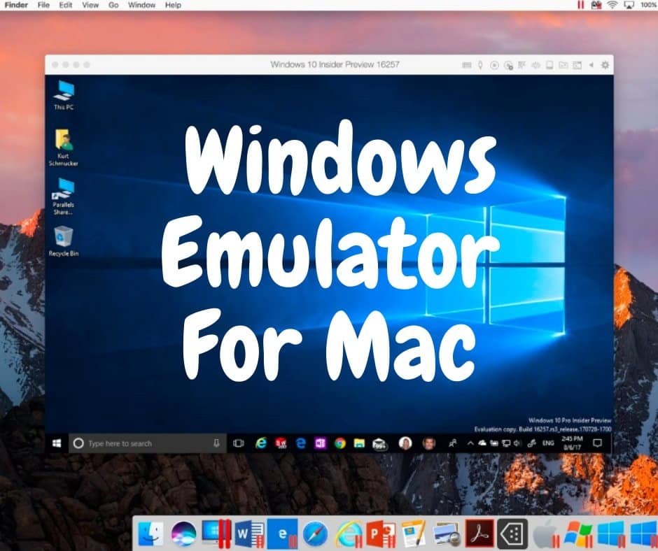windows emulator mac meaning